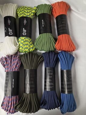 Assorted 550 Paracord Bundle with Bright Color Options